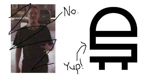 Protospace hacker VS Protospace logo for YouTube thumbnail. The choice is clear.